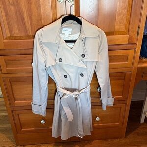 Club Monaco Khaki Trench Coat